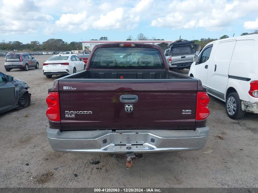 2005 Dodge Dakota Slt VIN: 1D7HE48N05S126825 Lot: 41202063