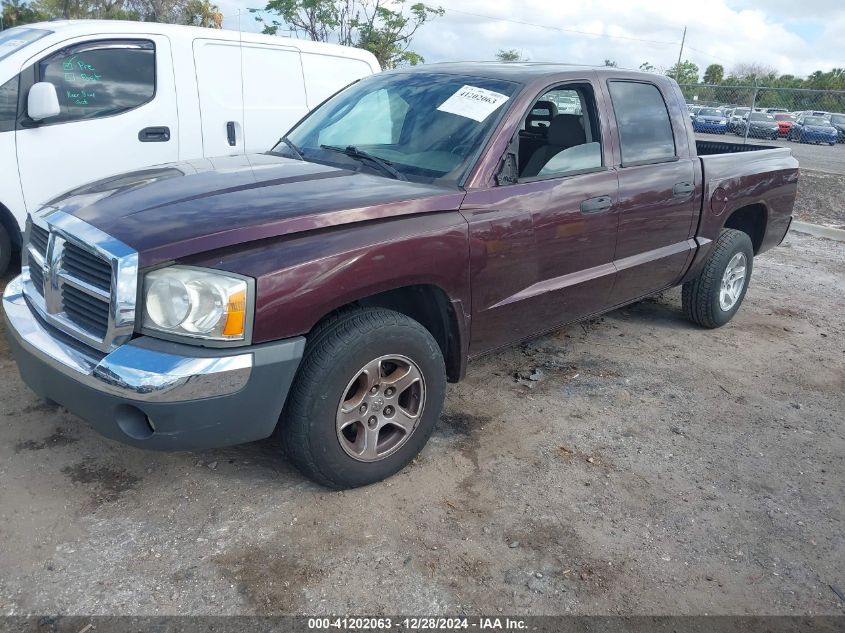 2005 Dodge Dakota Slt VIN: 1D7HE48N05S126825 Lot: 41202063