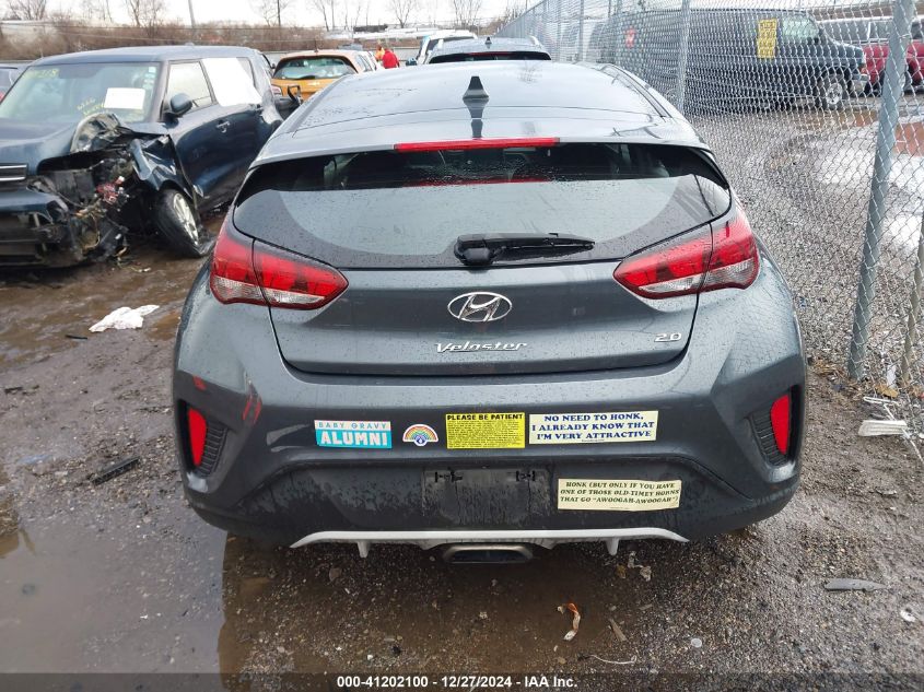 2021 Hyundai Veloster 2.0 VIN: KMHTG6AF6MU032590 Lot: 41202100