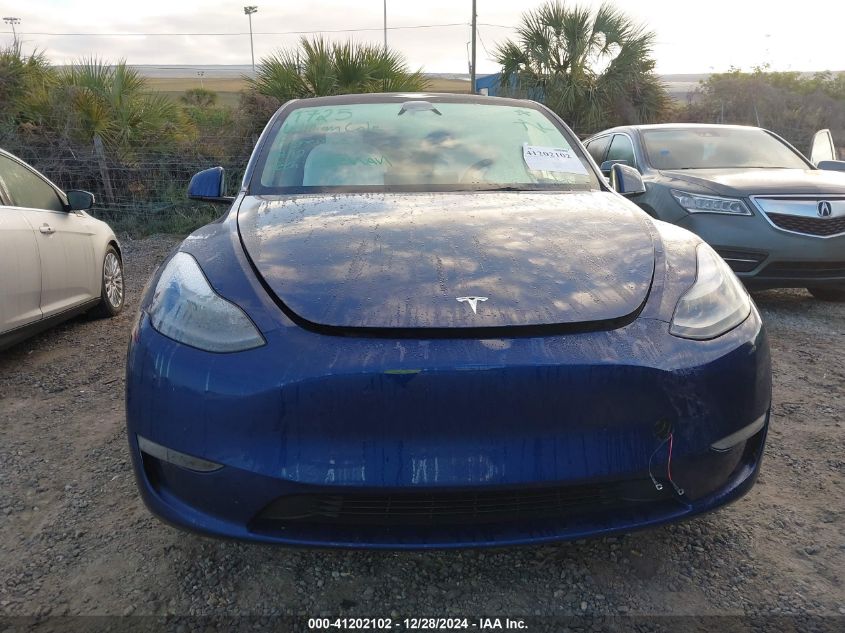 2023 Tesla Model Y Performance Dual Motor All-Wheel Drive VIN: 7SAYGDEF0PF795858 Lot: 41202102