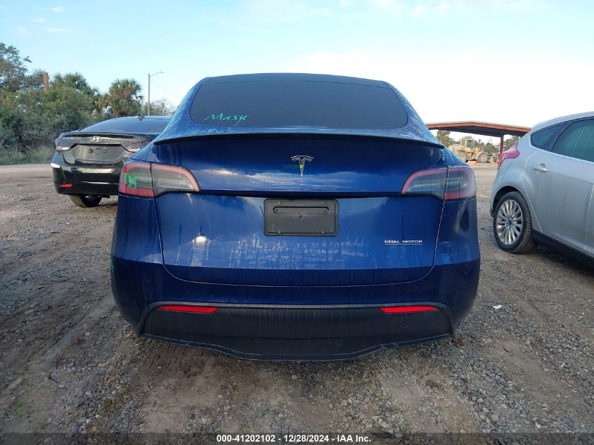 2023 Tesla Model Y Performance Dual Motor All-Wheel Drive VIN: 7SAYGDEF0PF795858 Lot: 41202102