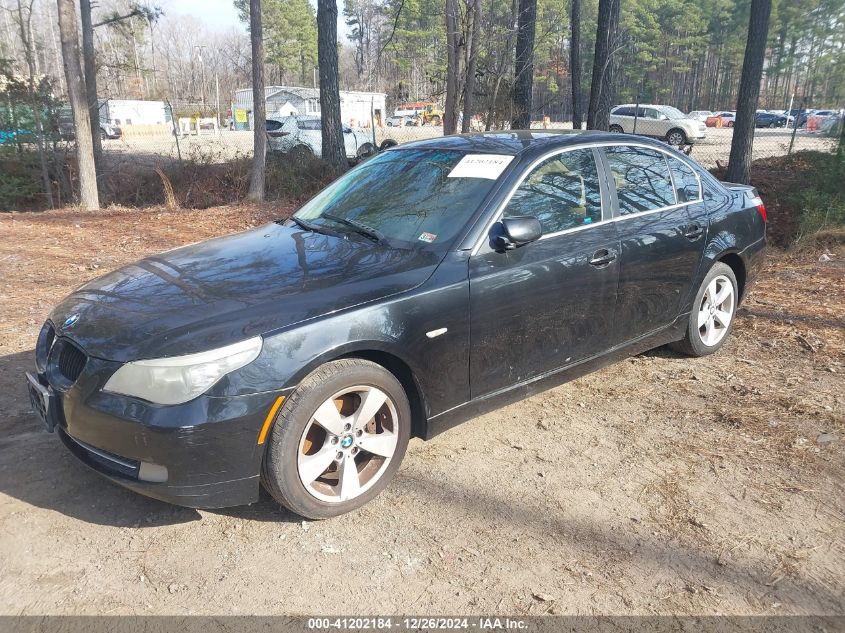 2008 BMW 528Xi VIN: WBANV13528C150493 Lot: 41202184