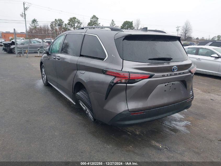 2022 Toyota Sienna Xle VIN: 5TDYRKEC1NS100619 Lot: 41202255