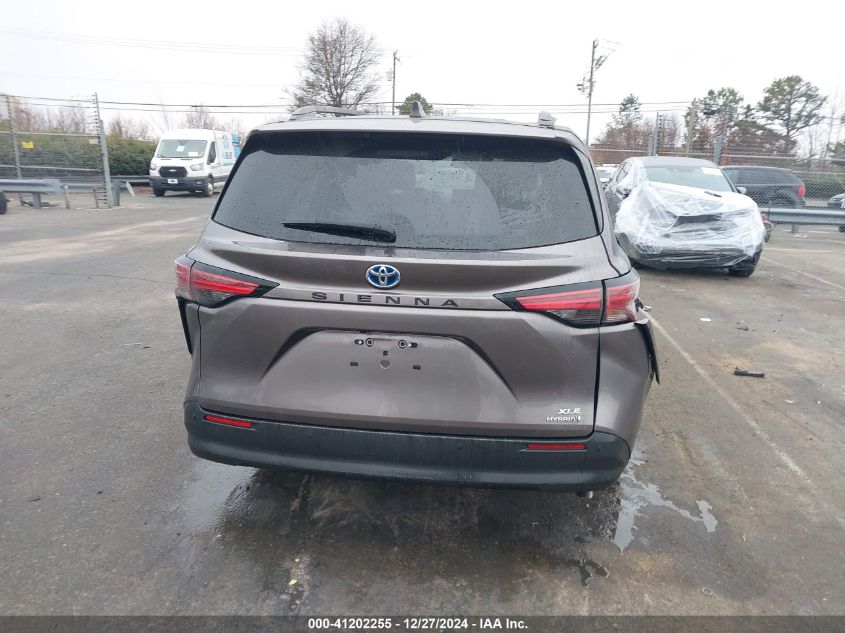 2022 Toyota Sienna Xle VIN: 5TDYRKEC1NS100619 Lot: 41202255