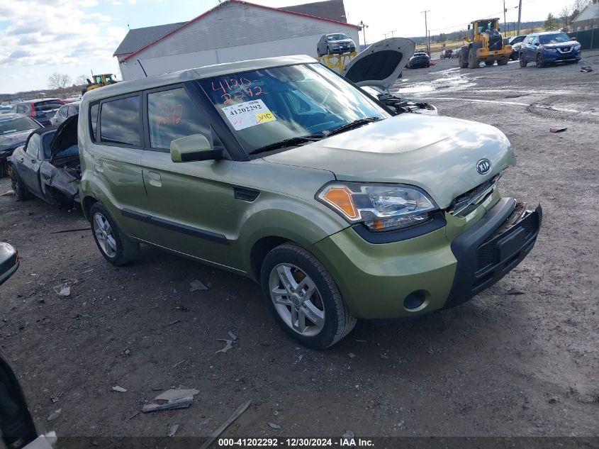 2010 Kia Soul + VIN: KNDJT2A26A7118313 Lot: 41202292