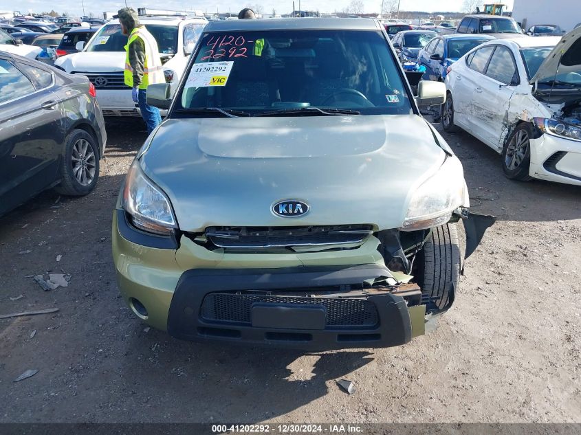 2010 Kia Soul + VIN: KNDJT2A26A7118313 Lot: 41202292