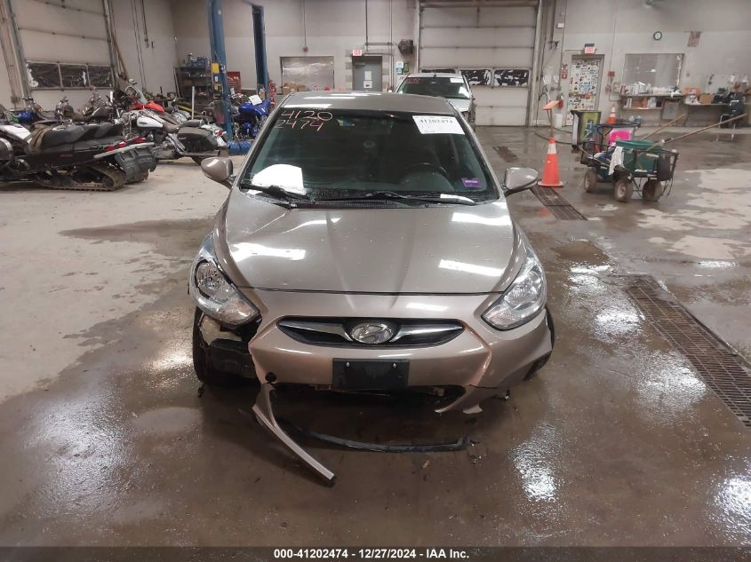 2013 Hyundai Accent Se VIN: KMHCU5AE7DU111647 Lot: 41202474