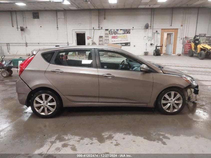 2013 Hyundai Accent Se VIN: KMHCU5AE7DU111647 Lot: 41202474