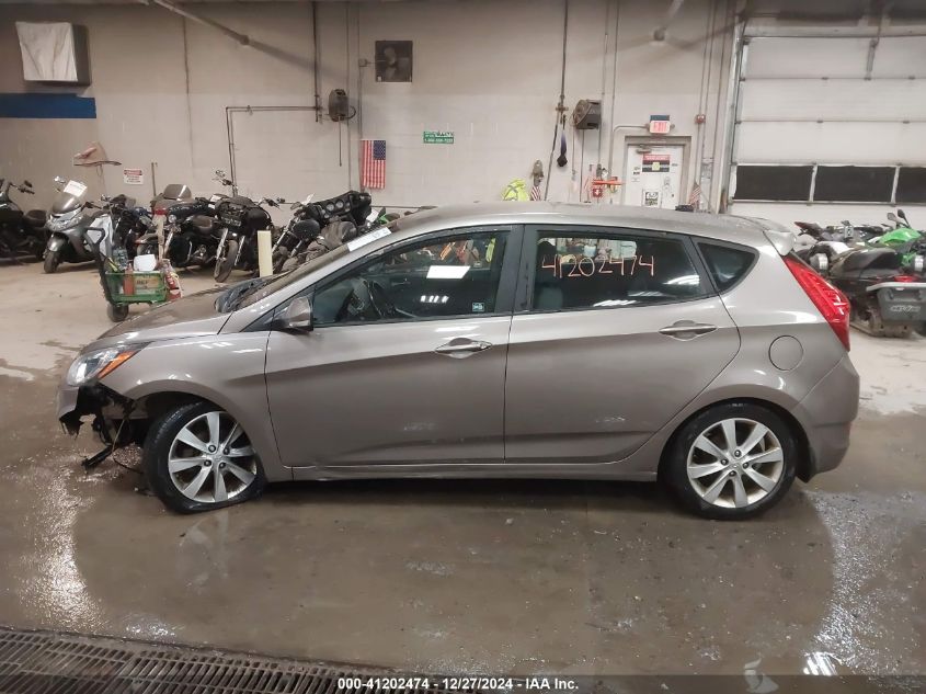 2013 Hyundai Accent Se VIN: KMHCU5AE7DU111647 Lot: 41202474