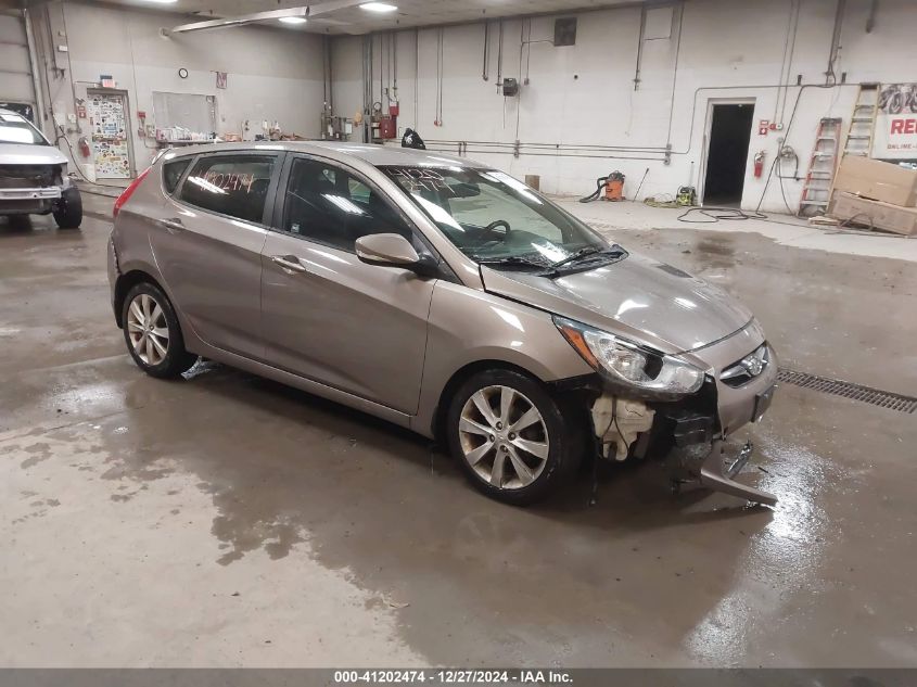 2013 Hyundai Accent Se VIN: KMHCU5AE7DU111647 Lot: 41202474