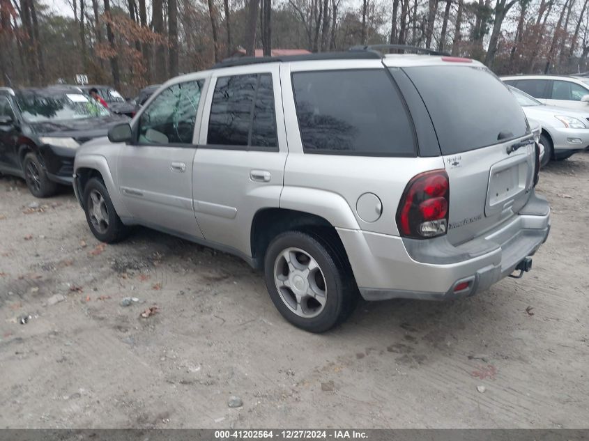 2004 Chevrolet Trailblazer Lt VIN: 1GNDS13S842199489 Lot: 41202564