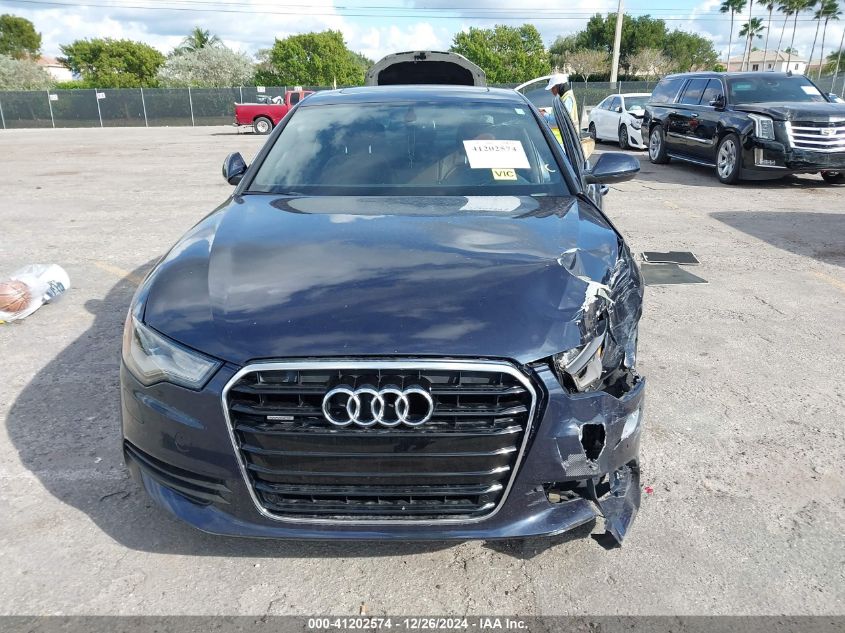 2013 Audi A6 2.0T Premium VIN: WAUGFAFCXDN040869 Lot: 41202574