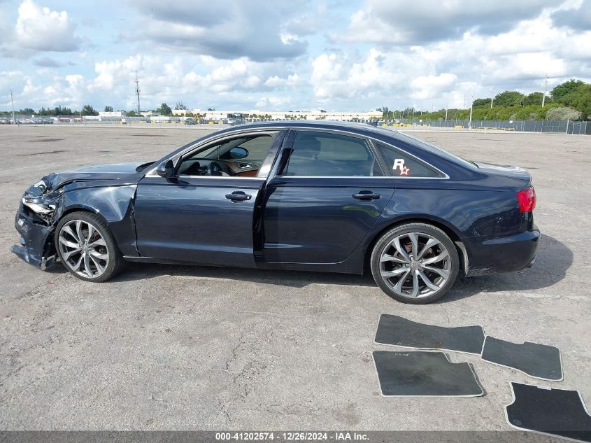 2013 Audi A6 2.0T Premium VIN: WAUGFAFCXDN040869 Lot: 41202574