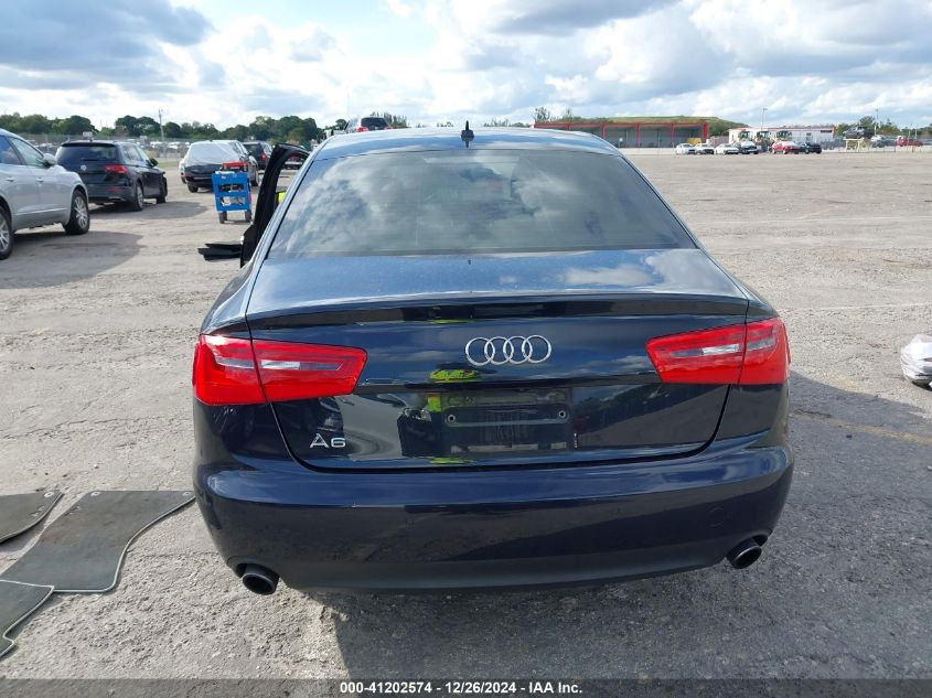 2013 Audi A6 2.0T Premium VIN: WAUGFAFCXDN040869 Lot: 41202574