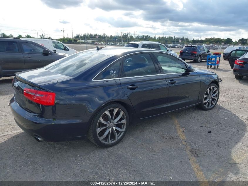 2013 Audi A6 2.0T Premium VIN: WAUGFAFCXDN040869 Lot: 41202574