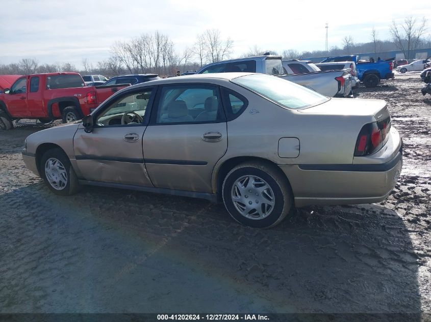 2004 Chevrolet Impala VIN: 2G1WF52E449455887 Lot: 41202624