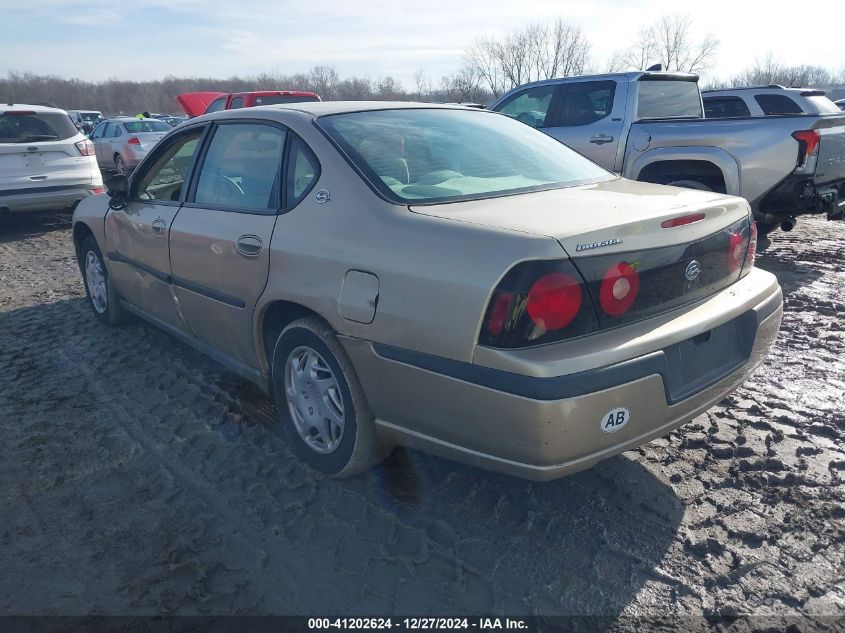 2004 Chevrolet Impala VIN: 2G1WF52E449455887 Lot: 41202624