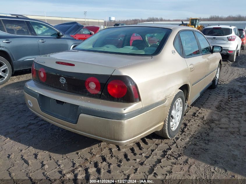 2004 Chevrolet Impala VIN: 2G1WF52E449455887 Lot: 41202624