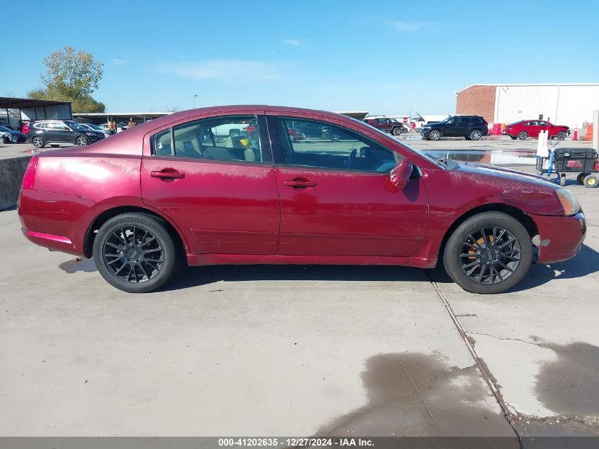 2006 Mitsubishi Galant Es/Se VIN: 4A3AB56F76E007768 Lot: 41202635