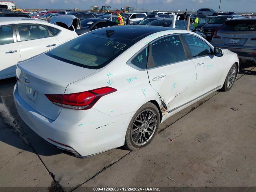 2015 Hyundai Genesis 3.8 VIN: KMHGN4JEXFU040102 Lot: 41202683