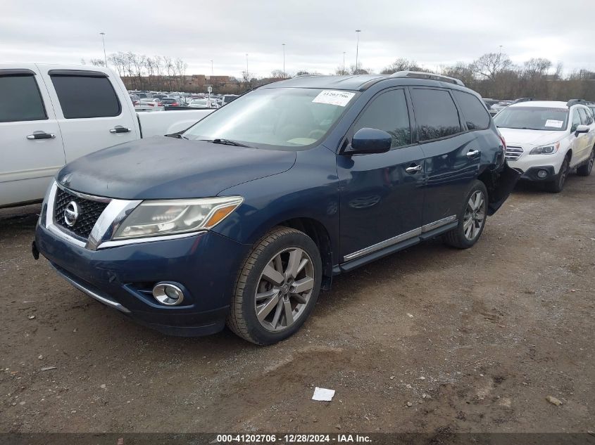 2013 Nissan Pathfinder Platinum VIN: 5N1AR2MN4DC662286 Lot: 41202706