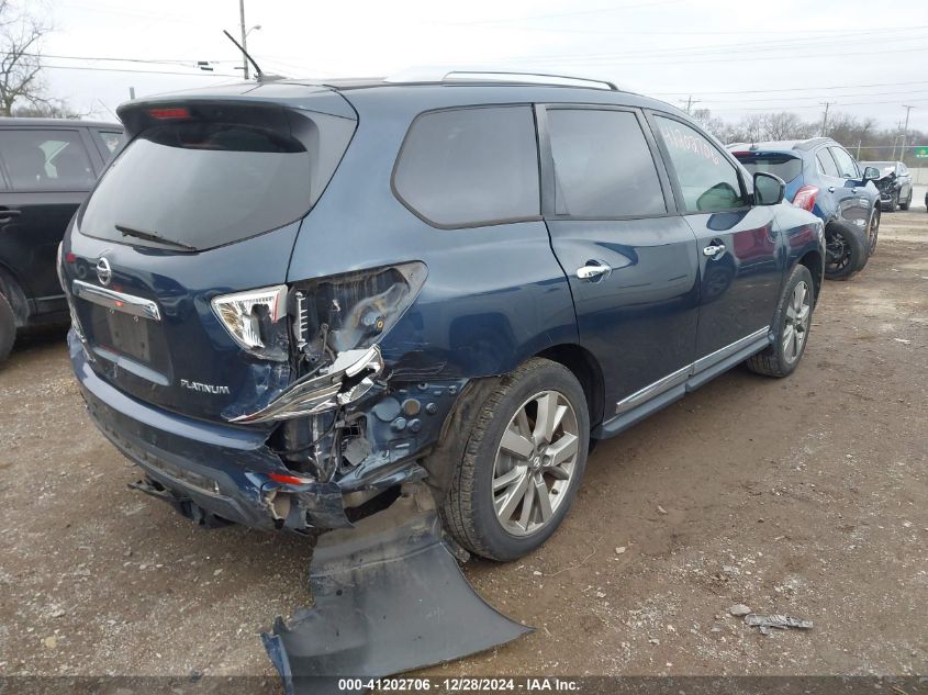 2013 Nissan Pathfinder Platinum VIN: 5N1AR2MN4DC662286 Lot: 41202706