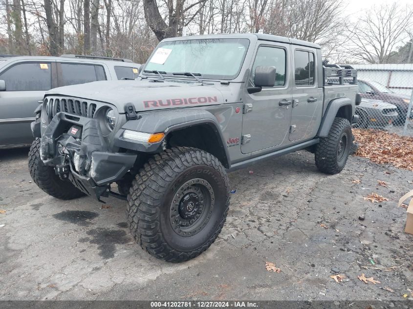 2020 Jeep Gladiator Rubicon 4X4 VIN: 1C6JJTBG4LL165833 Lot: 41202781