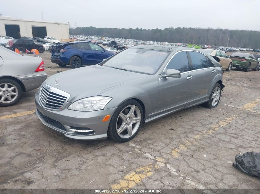 2011 Mercedes-Benz S 550 4Matic VIN: WDDNG8GB4BA370474 Lot: 41202790