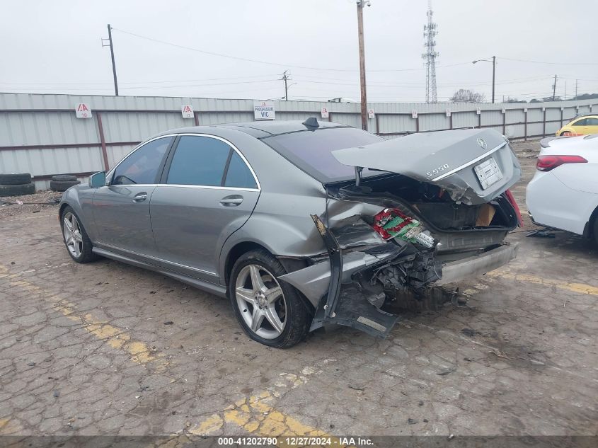 2011 Mercedes-Benz S 550 4Matic VIN: WDDNG8GB4BA370474 Lot: 41202790