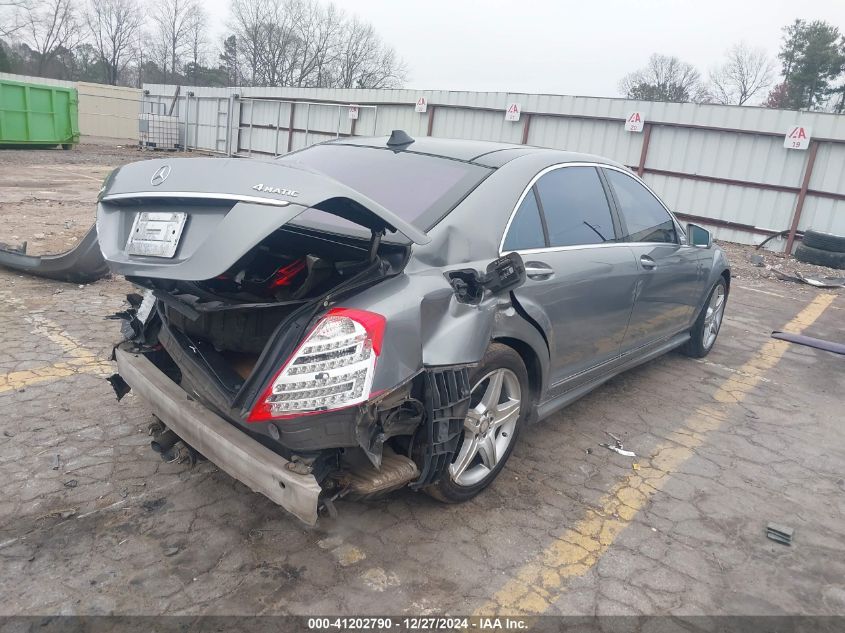 2011 Mercedes-Benz S 550 4Matic VIN: WDDNG8GB4BA370474 Lot: 41202790