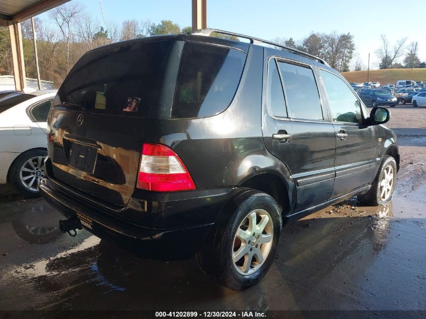 1999 Mercedes-Benz Ml 430 VIN: 4JGAB72E5XA080640 Lot: 41202899