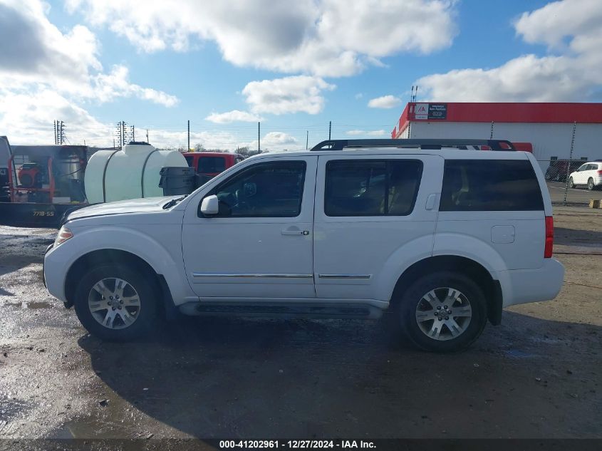 2012 Nissan Pathfinder Silver VIN: 5N1AR1NBXCC621111 Lot: 41202961