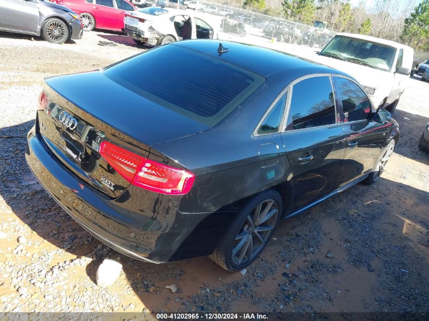 2016 Audi A4 2.0T Premium VIN: WAUBFAFL9GN012964 Lot: 41202965