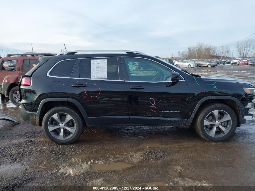 2019 Jeep Cherokee Limited 4X4 VIN: 1C4PJMDN1KD490100 Lot: 41202985