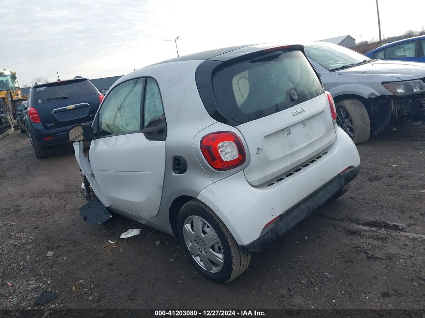 2016 Smart Fortwo Passion/Prime/Proxy/Pure VIN: WMEFJ5DA3GK125999 Lot: 41203080