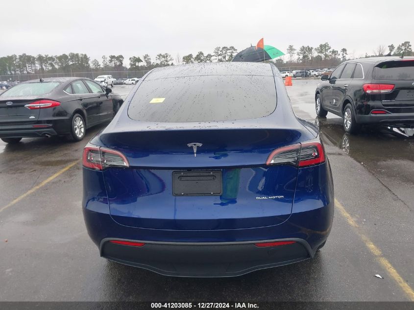 2023 Tesla Model Y Awd/Long Range Dual Motor All-Wheel Drive VIN: 7SAYGDEE2PA096705 Lot: 41203085