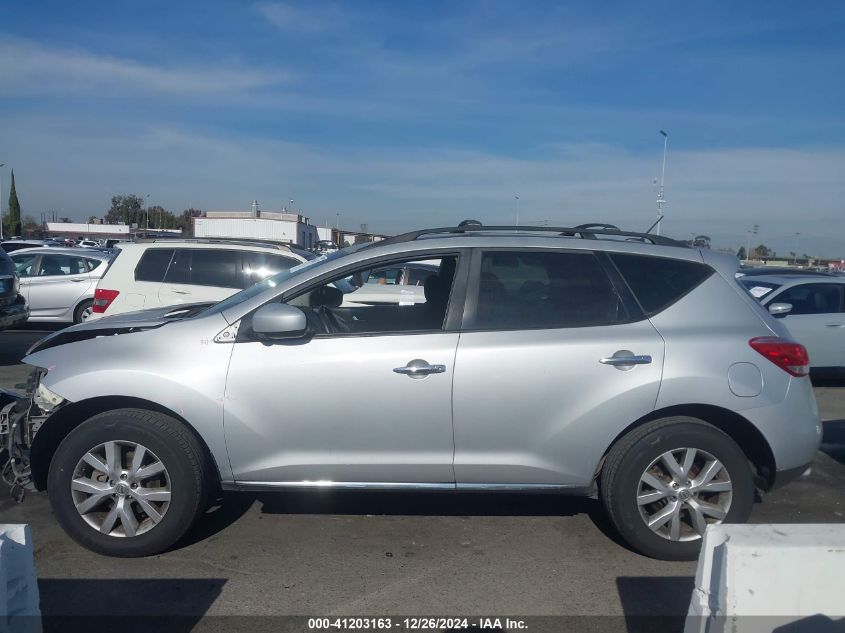 2013 Nissan Murano Sv VIN: JN8AZ1MU1DW207694 Lot: 41203163