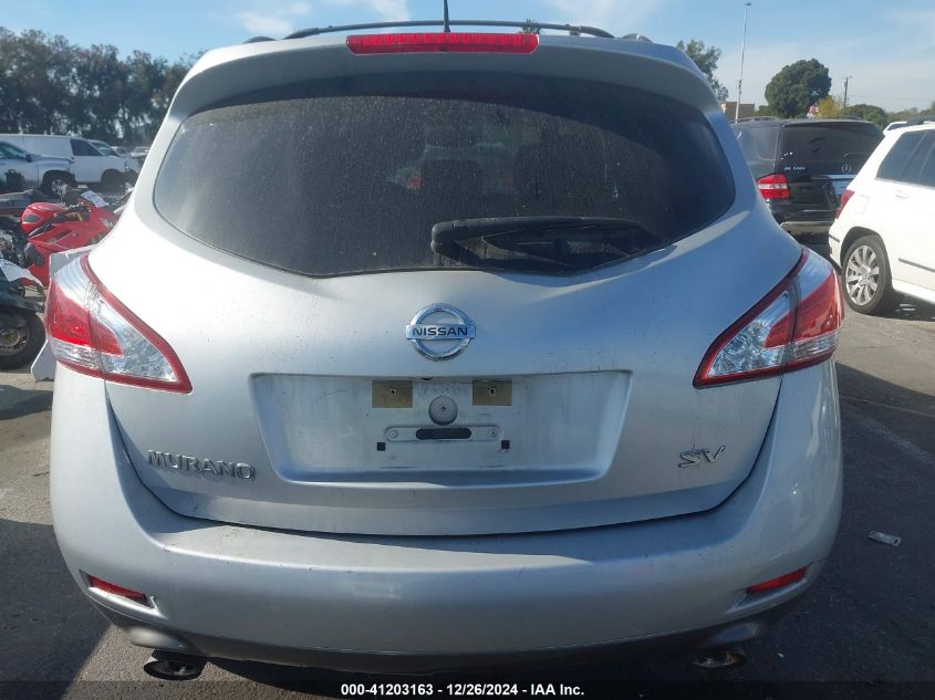 2013 Nissan Murano Sv VIN: JN8AZ1MU1DW207694 Lot: 41203163