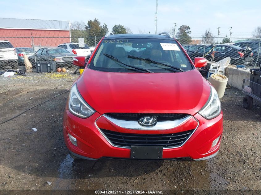 2014 Hyundai Tucson Limited VIN: KM8JUCAG1EU844193 Lot: 41203211