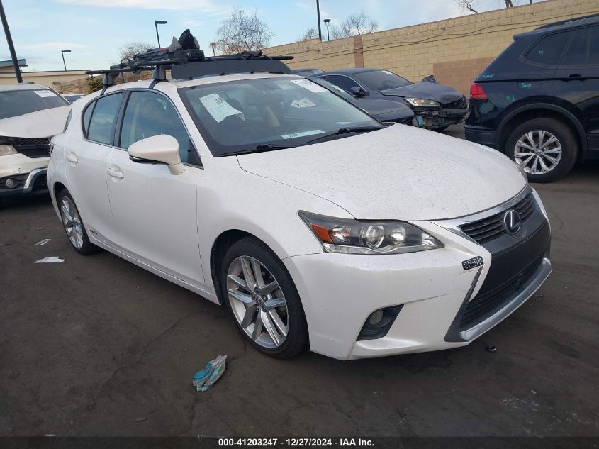 2016 Lexus Ct 200H VIN: JTHKD5BH8G2258003 Lot: 41203247