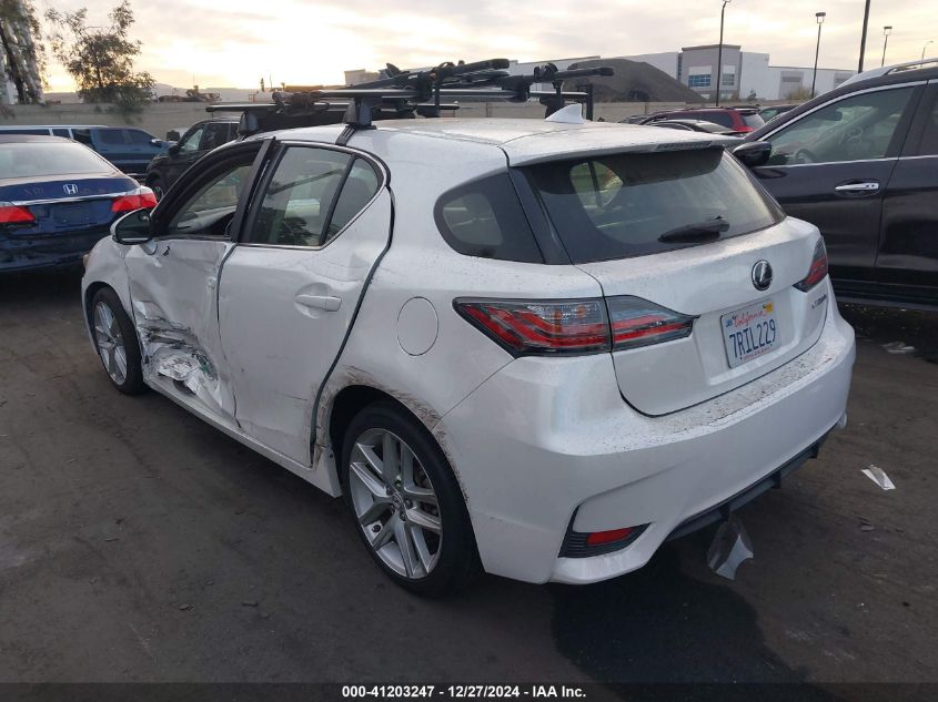 2016 Lexus Ct 200H VIN: JTHKD5BH8G2258003 Lot: 41203247