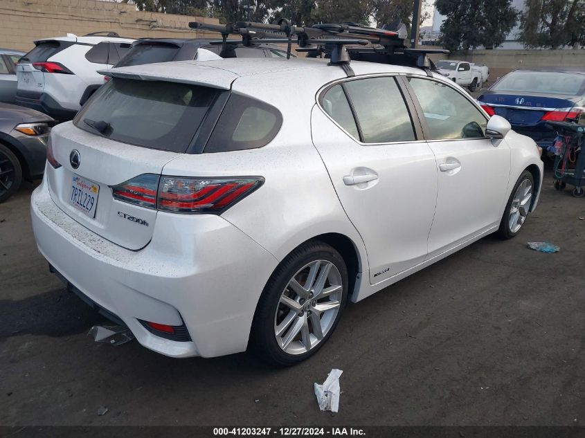 2016 Lexus Ct 200H VIN: JTHKD5BH8G2258003 Lot: 41203247