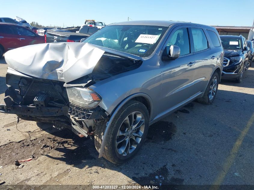 2019 Dodge Durango Gt Plus Rwd VIN: 1C4RDHDG4KC769104 Lot: 41203327