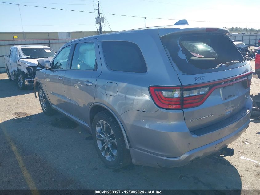 2019 Dodge Durango Gt Plus Rwd VIN: 1C4RDHDG4KC769104 Lot: 41203327