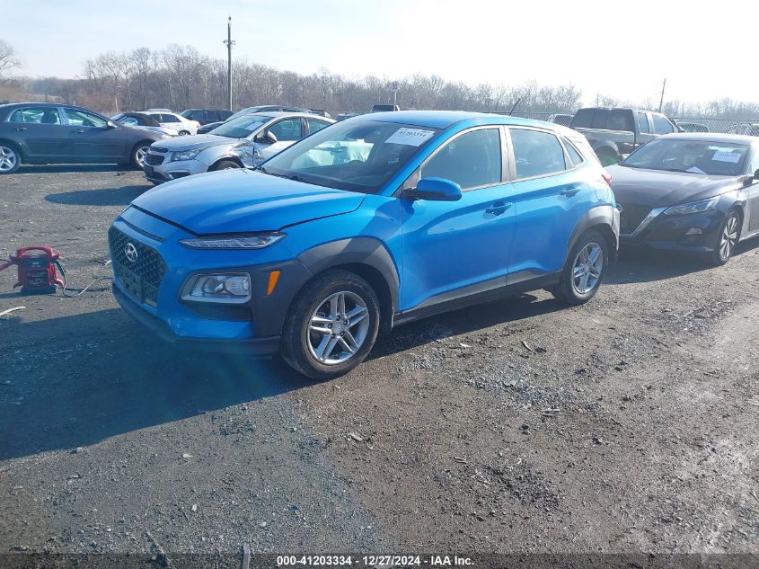 2019 Hyundai Kona Se VIN: KM8K12AA8KU343476 Lot: 41203334