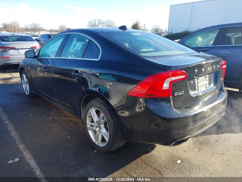 2014 Volvo S60 T5 VIN: YV1612FS0E2281489 Lot: 41203335