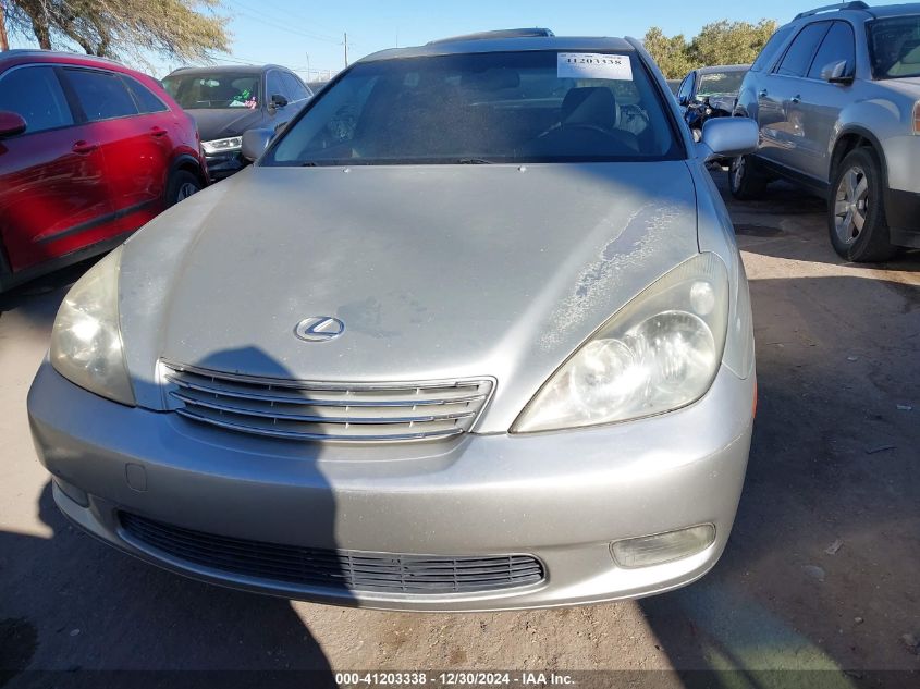 2004 Lexus Es VIN: JTHBA30G245026384 Lot: 41203338