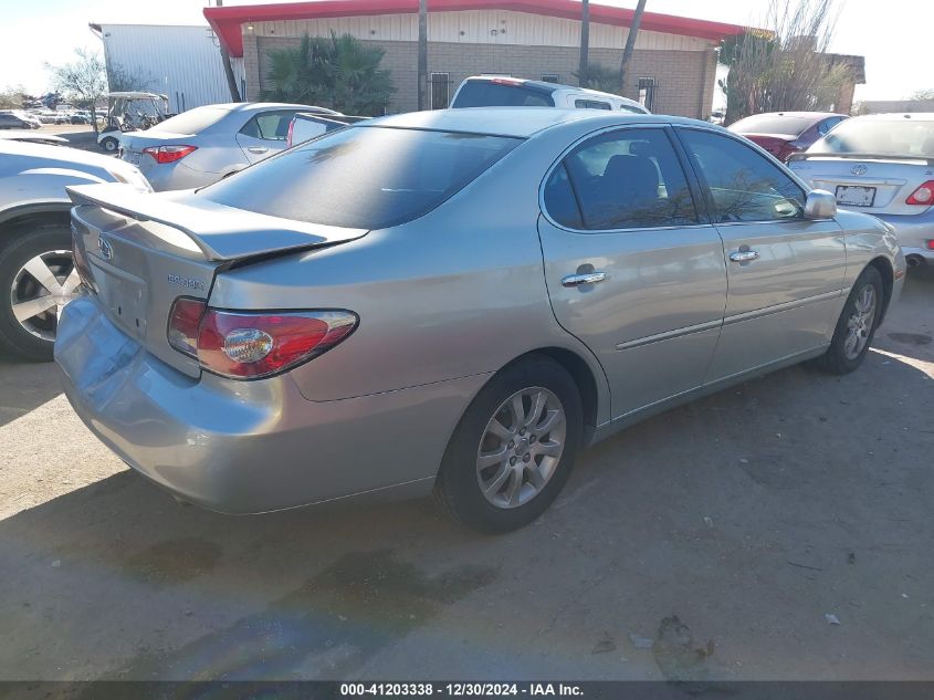 2004 Lexus Es VIN: JTHBA30G245026384 Lot: 41203338