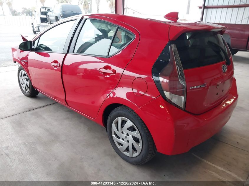 2015 Toyota Prius C One VIN: JTDKDTB33F1581101 Lot: 41203345