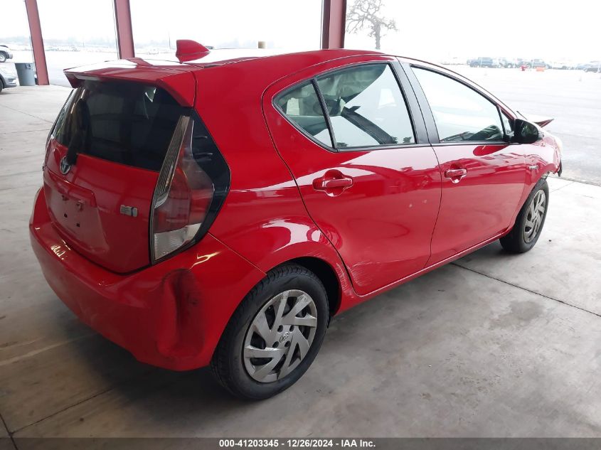 2015 Toyota Prius C One VIN: JTDKDTB33F1581101 Lot: 41203345